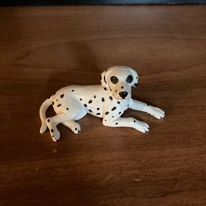 Schleich, Dalmatian Toy Dog Figure, RARE, Vintage, NWT, 1987 Homeschooling